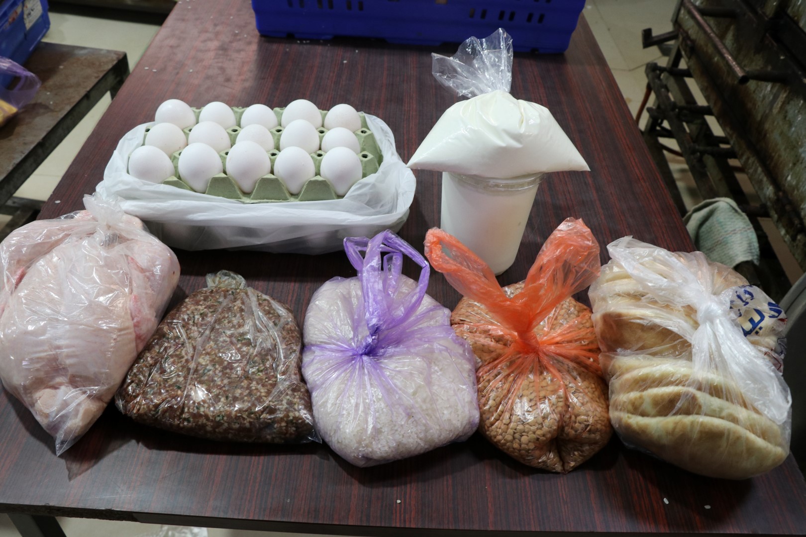 Disributing Food Supplies